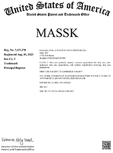 Massk Principal Register Trademark